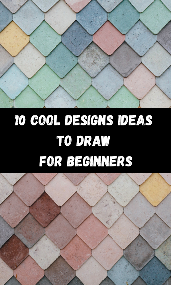 how to draw a cool design