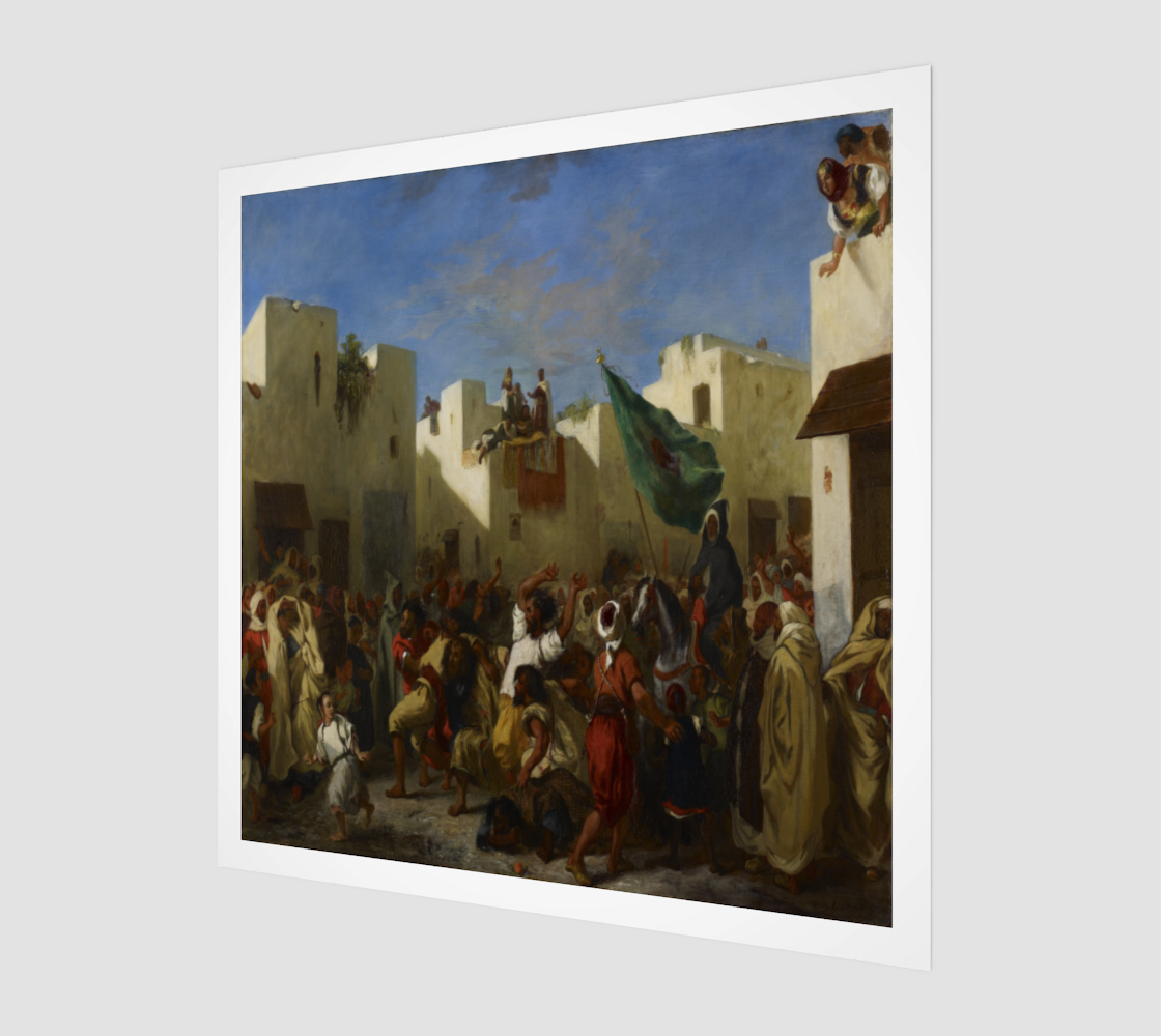 Fanatics of Tangier by Eugène Delacroix