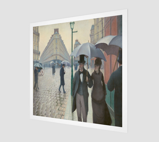 Paris Street In Rainy Weather by Gustave Caillebotte – ATX Fine Arts