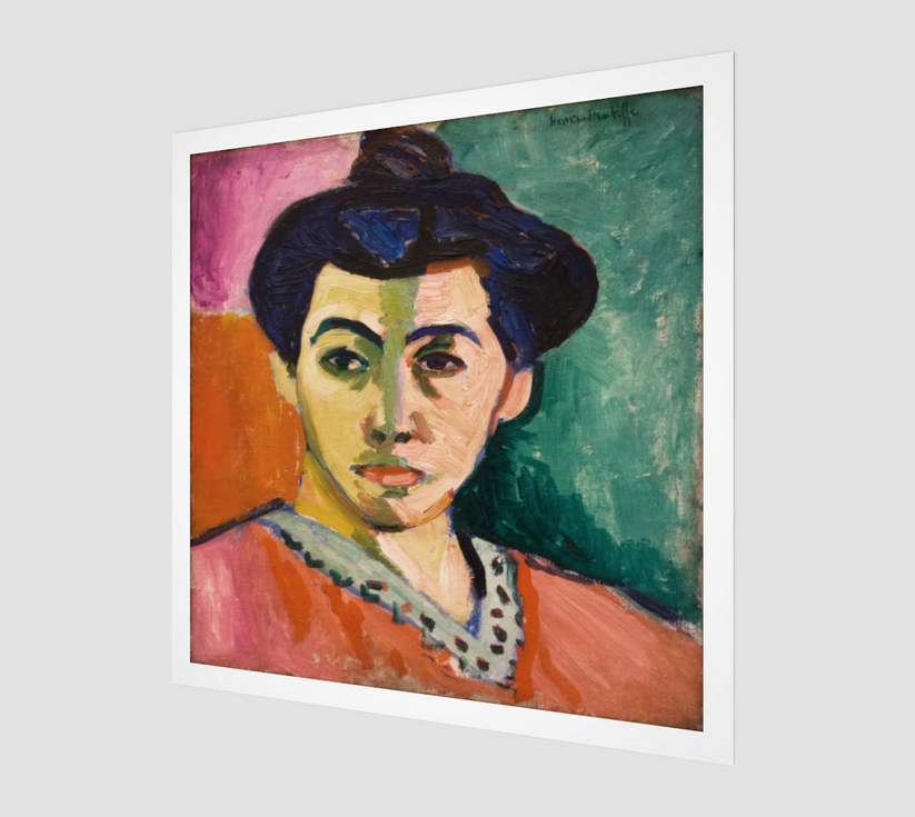 Portrait of Madame Matisse The Green Line by Henri Matisse – ATX Fine Arts