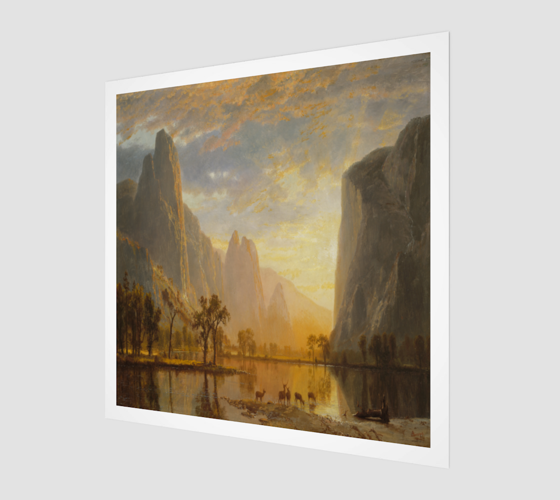 Valley Of The Yosemite By Albert Bierstadt ATX Fine Arts   9add7550d547cbacd1acfbb18340f66f 