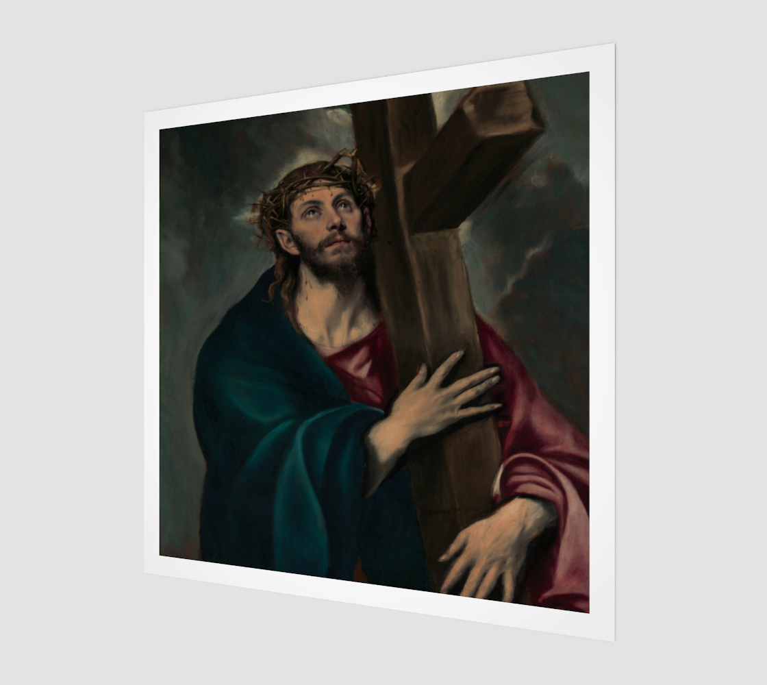 Christ Carrying The Cross By El Greco ATX Fine Arts   Bdd522316639008554faa6a48b55d791 